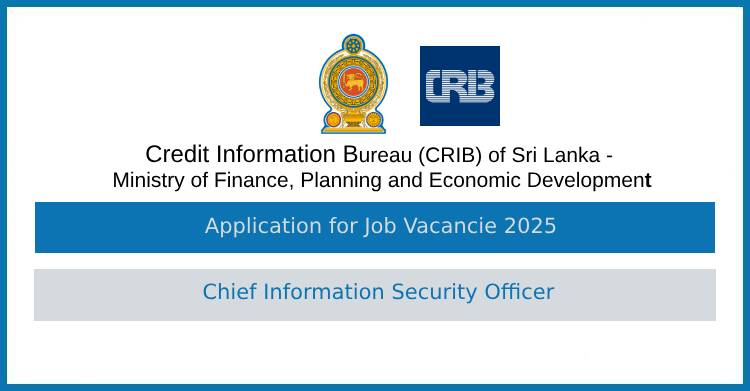 CRIB 2025 Job Vacancy: Chief Information Security Officer – Apply Now!