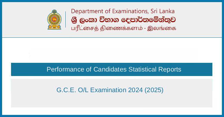 Statistical Report: Performance Analysis of G.C.E. O/L Examination 2024 (Released 2025)