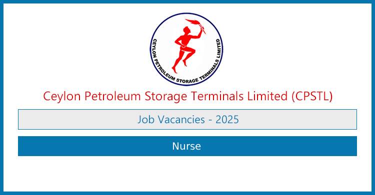 Ceylon Petroleum Corporation (CPSTL) – Nurse Job Vacancy 2025
