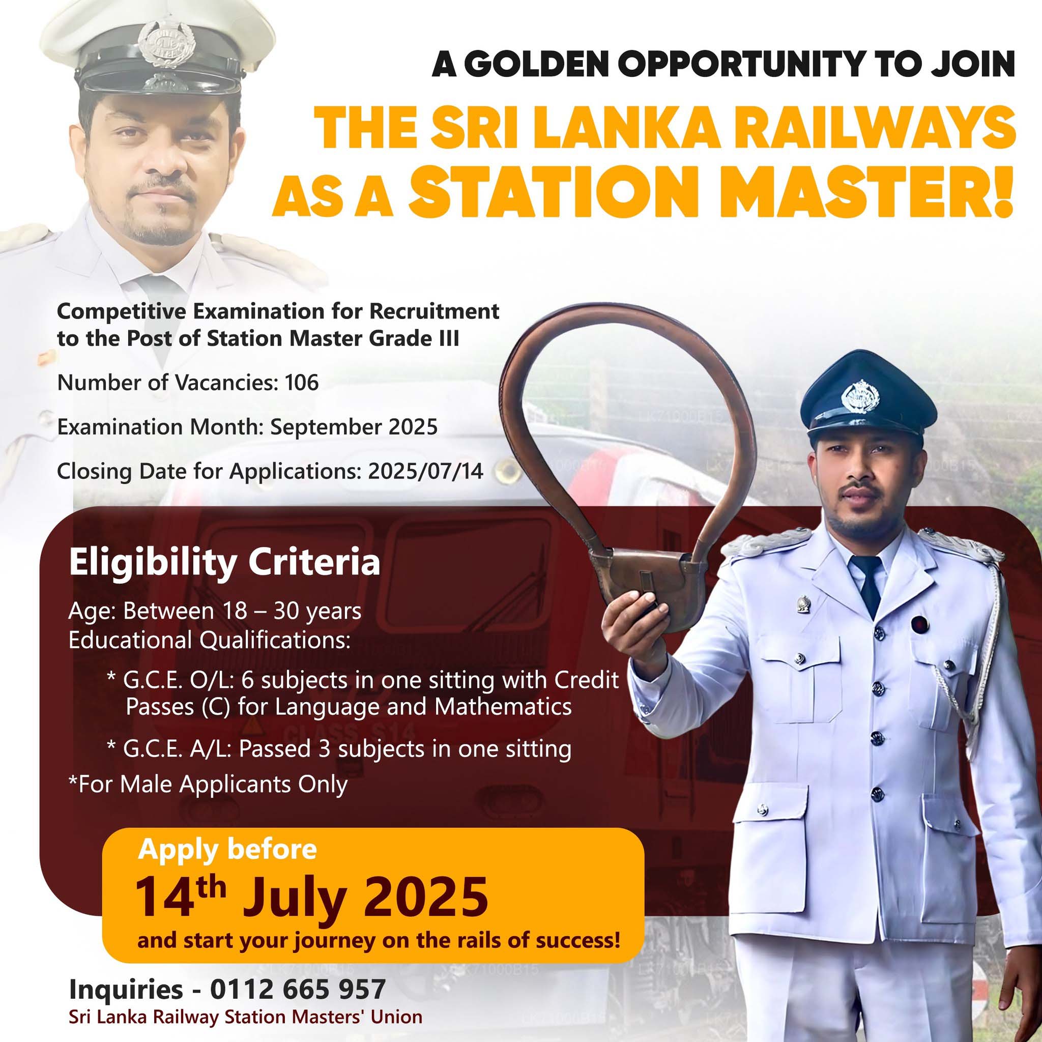 Station Master Vacancy 2025